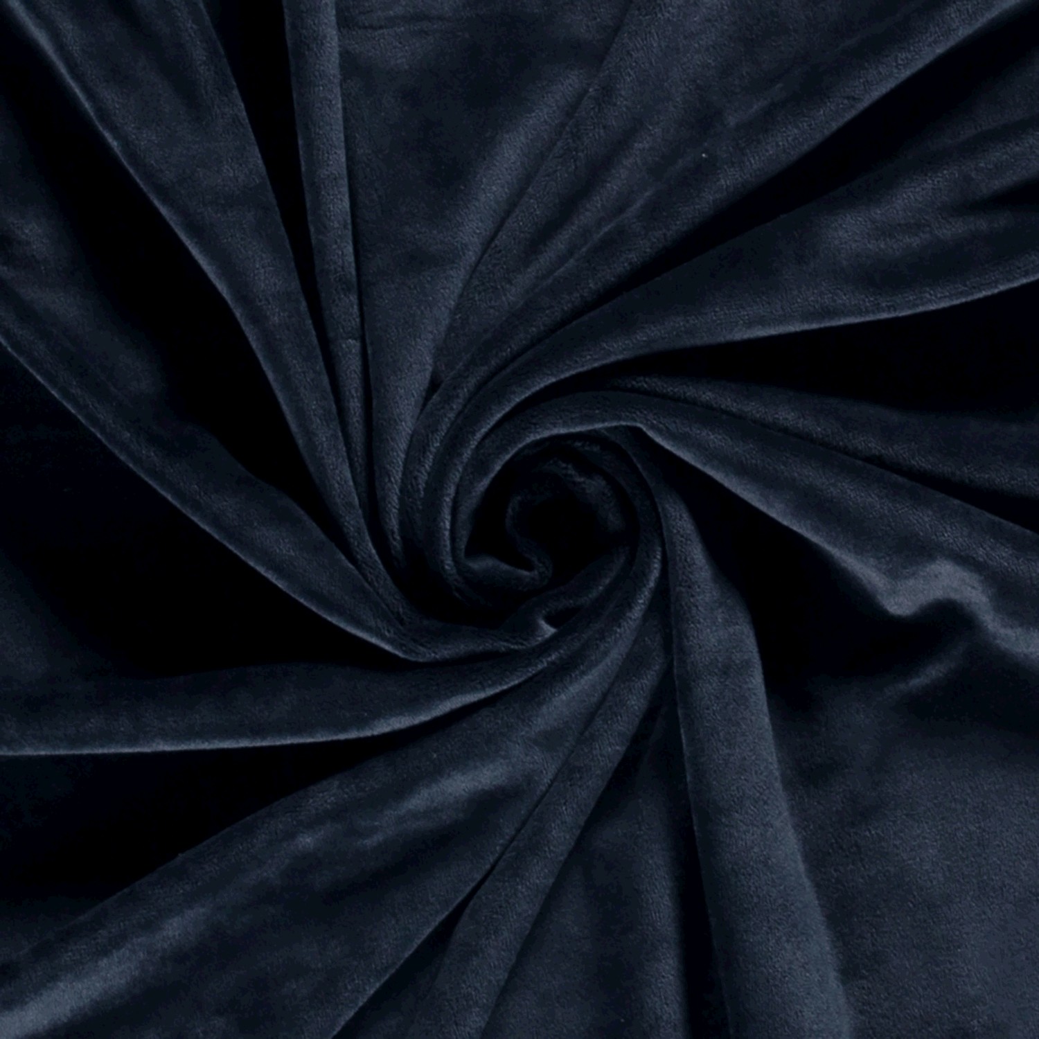 STRETCH VELVET - NAVY BLUE
