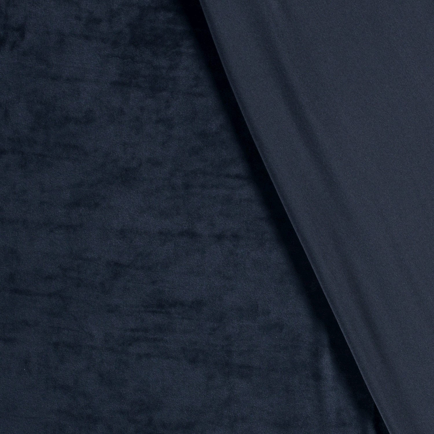 STRETCH VELVET - NAVY BLUE - 2