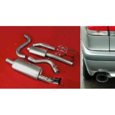 3" sportavgassystem 900, 9-3. Halvsats 1 dämpare, -RF-