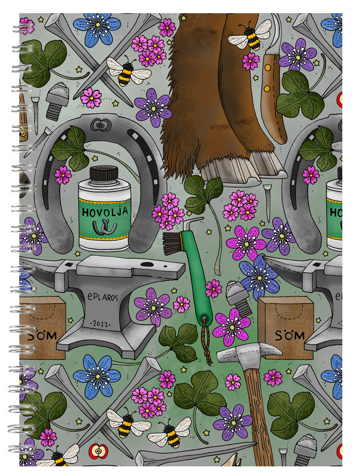 A5 Spiralblock Hovslagare
