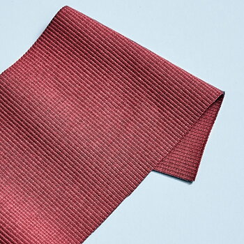 RIBBED CUFF/JERSEY - ROSEWOOD