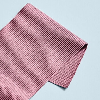 RIBBED CUFF/JERSEY - LILAC