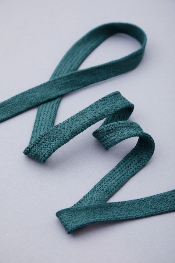 FLATT COTTON CORD 10MM - BOTTLE GREEN