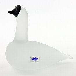 Oiva Toikka (1991) Snow Goose (Lumihanhi) Glass Bird 12/10 cm