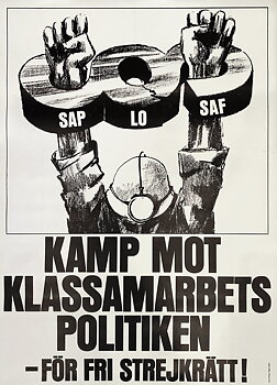 KAMP MOT KLASSAMARBETSPOLITIKEN – FÖR FRI STREJKRÄTT!