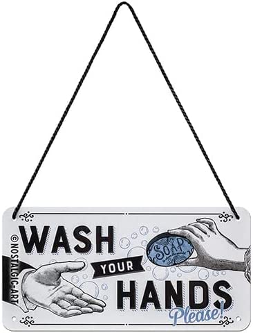 Skylt - Wash your hands