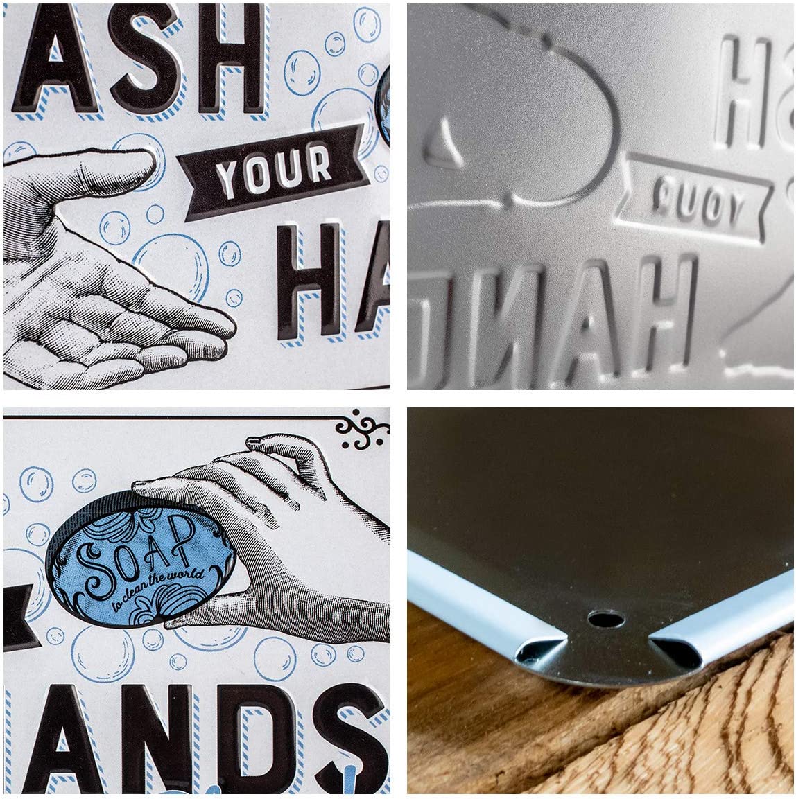 Skylt - Wash your hands - 3