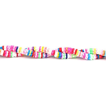 Heishi beads, FLower Mix 5mm