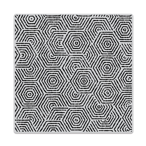 Hero Arts Background Stamp Overlapping Hexagons Bold Prints
