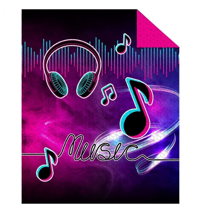 Music Play Överkast 170X210 - 2