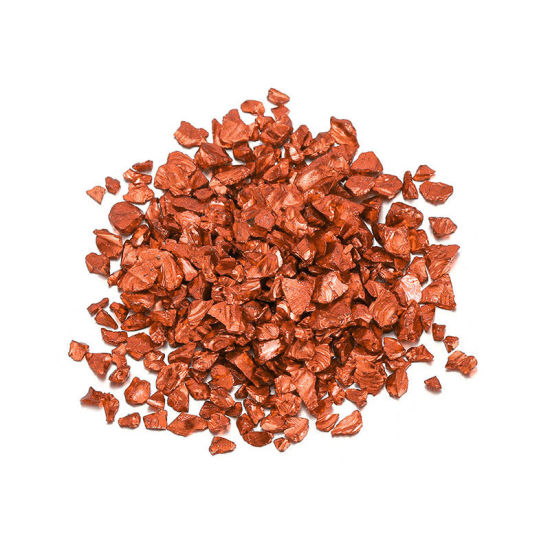 Glass, 1-3mm Metal Orange