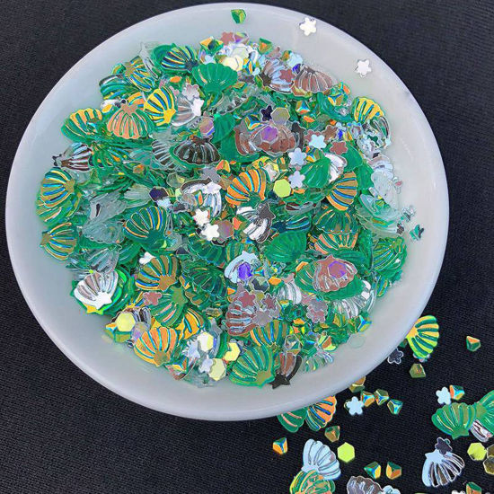 Sequins green AB