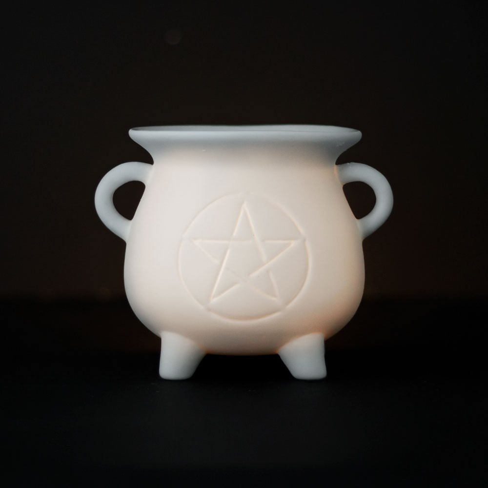 Vit Pentagram Kittel Aromalampa - 3