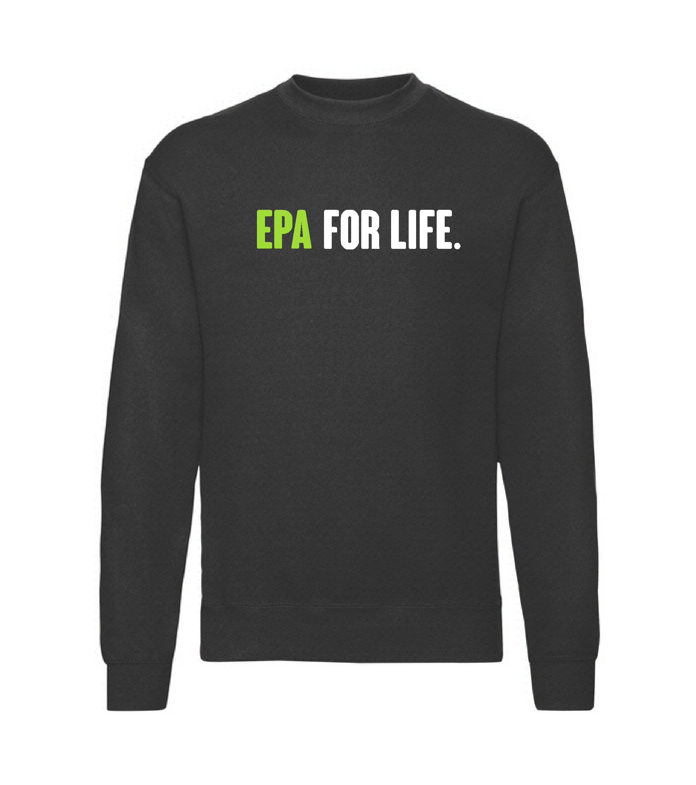 Sweatshirt "EPA FOR LIFE.-Svart