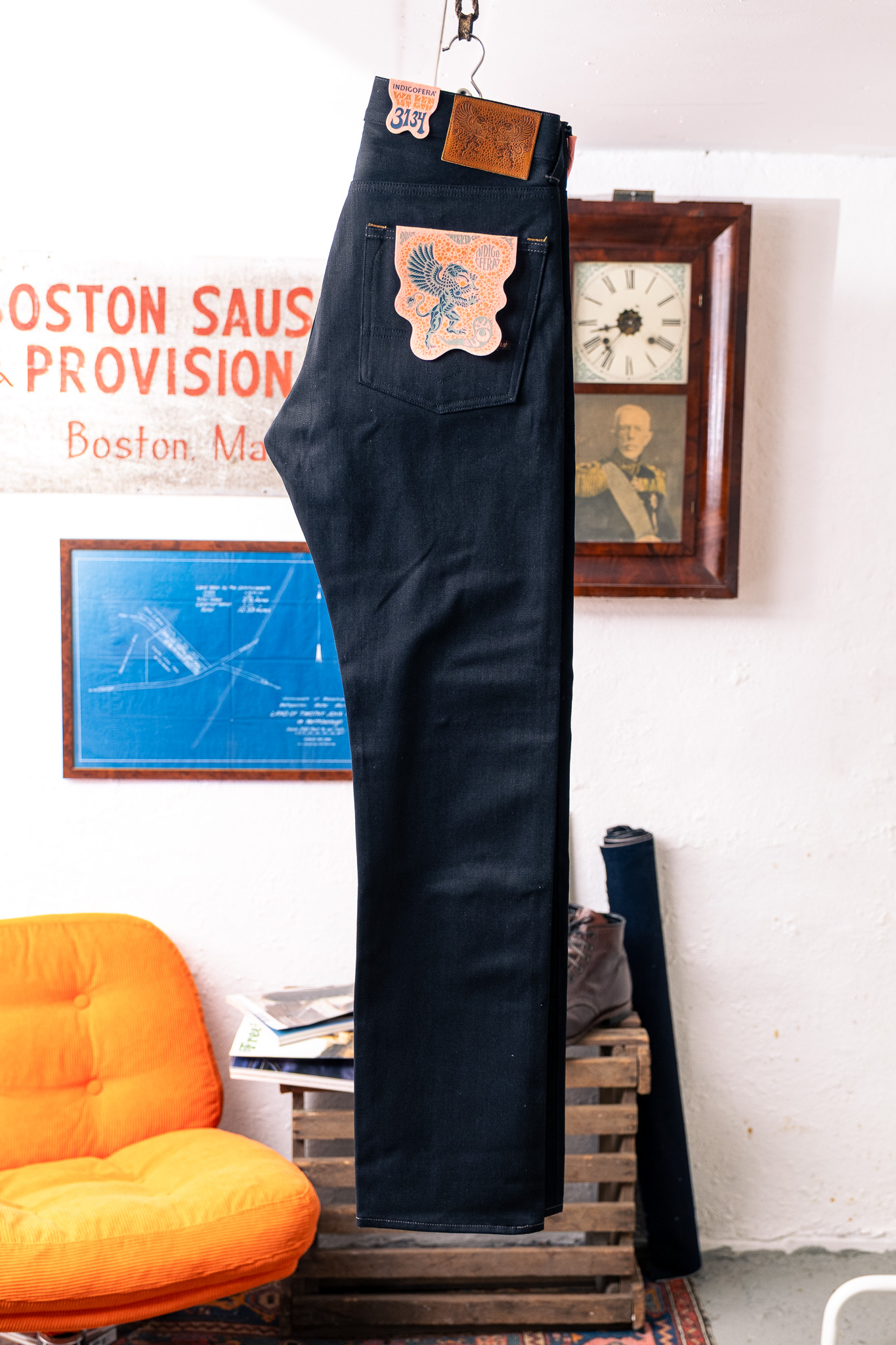 Indigofera - Buck Jeans Gunpowder Black 14 oz
