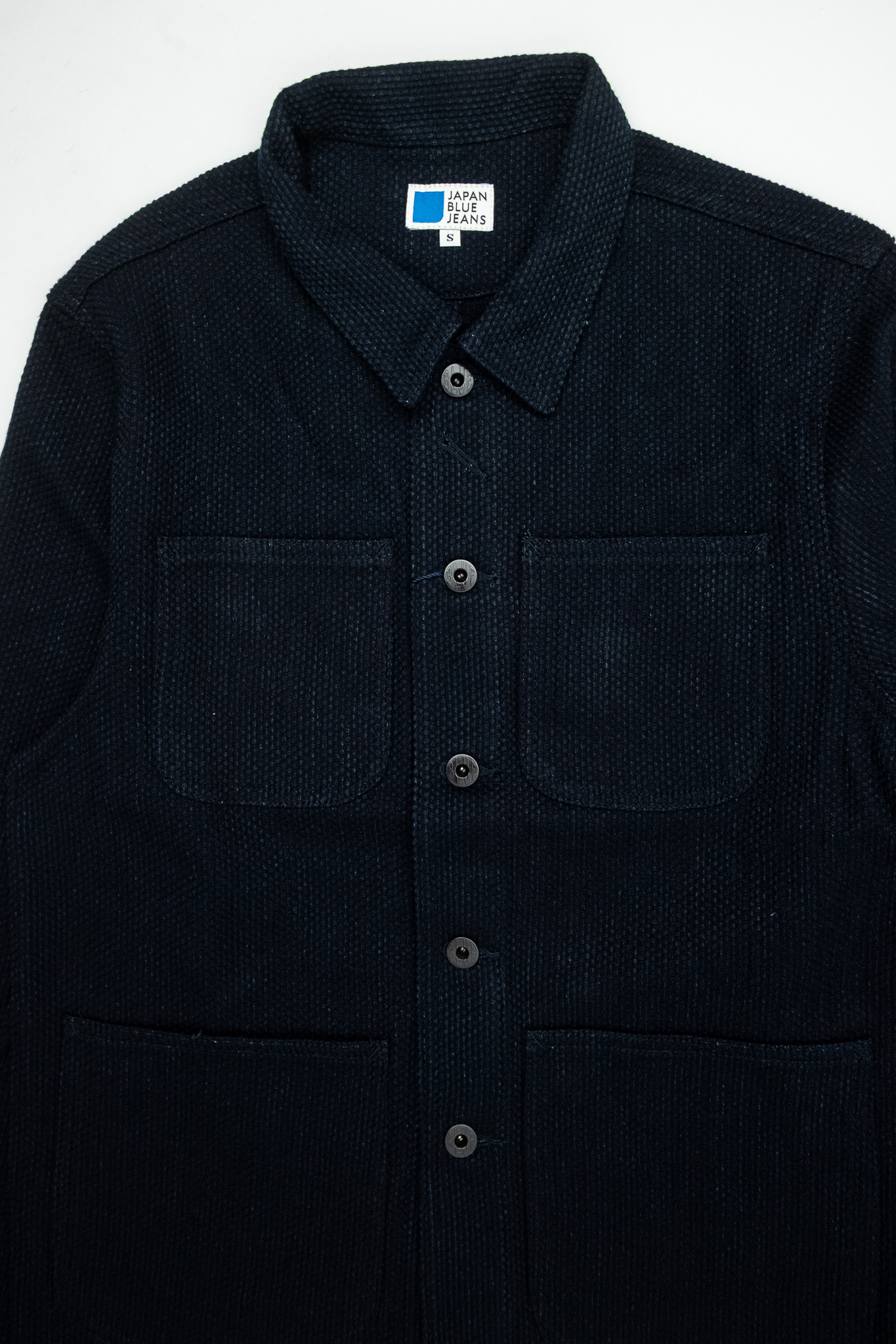 Japan Blue - Sashiko Coverall Jacket Indigo - 5