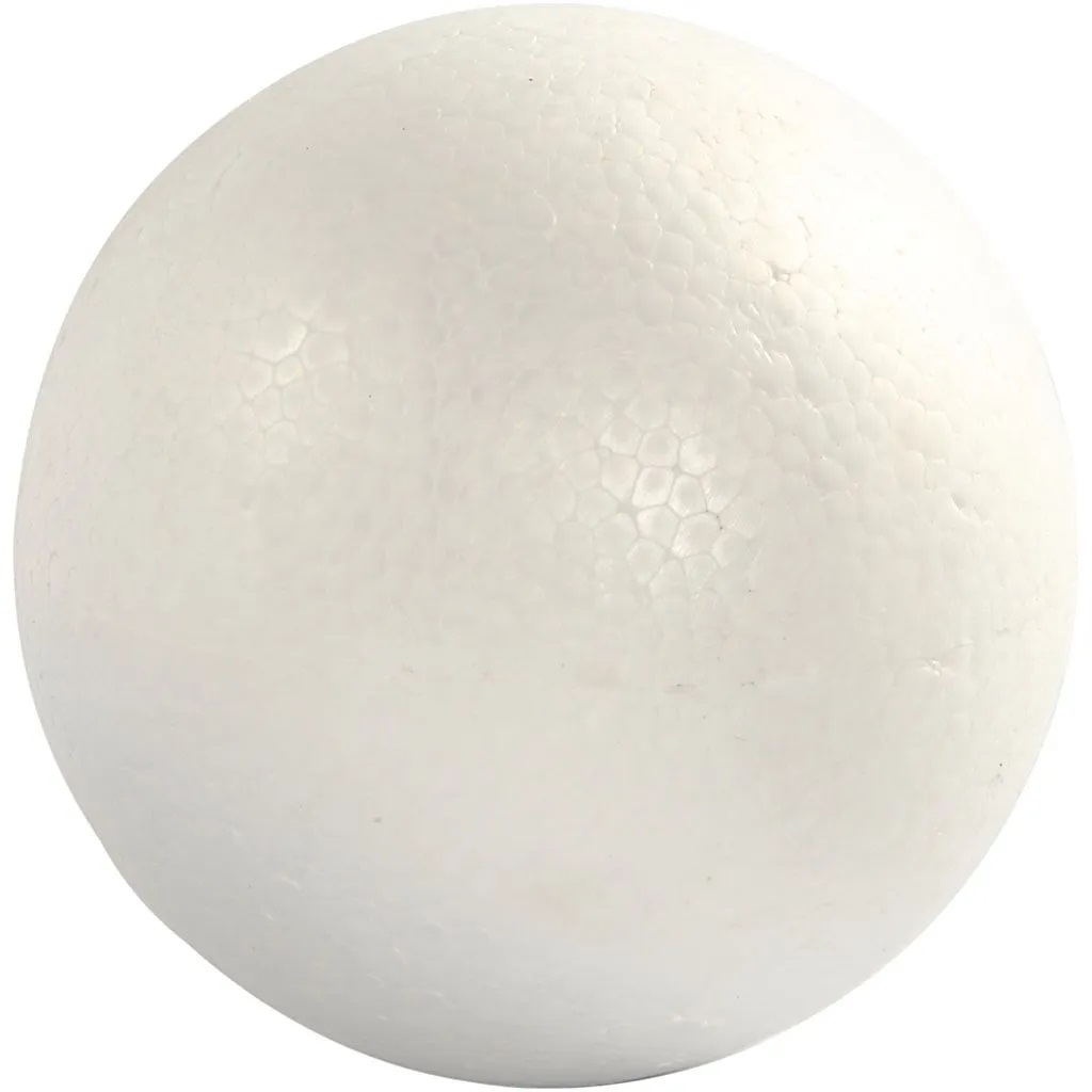 Frigolitkula Dia. 14,8cm vit