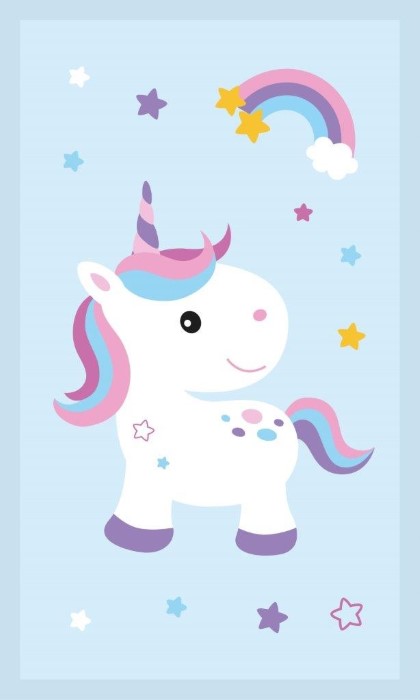 Unicorn Handduk Baby 30x50cm