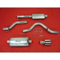 3"" sportavgassystem 9-5 98-01. Halvsats, 2 dämpare. -RF-