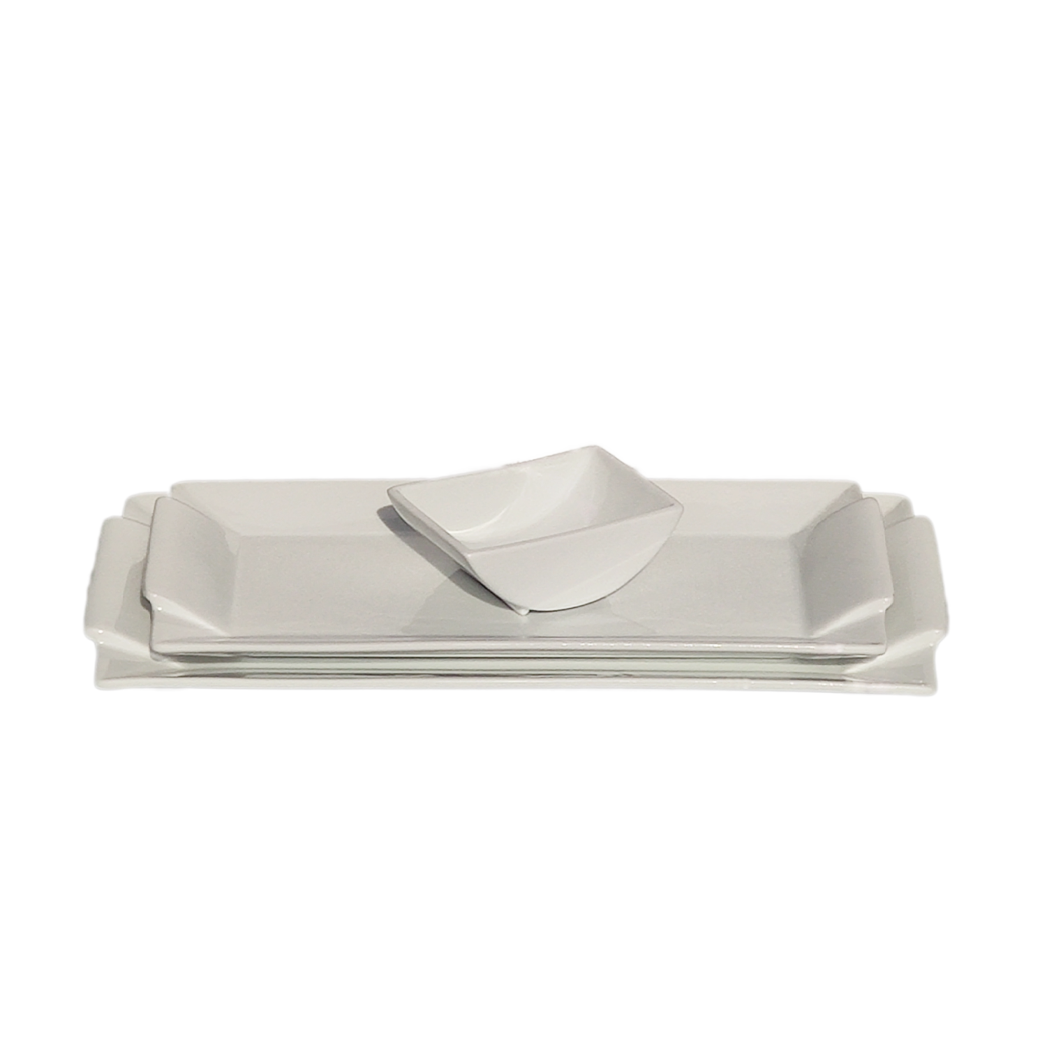 Porcelain dinnerware VM03 Plate and Moon - 12 pieces - 2
