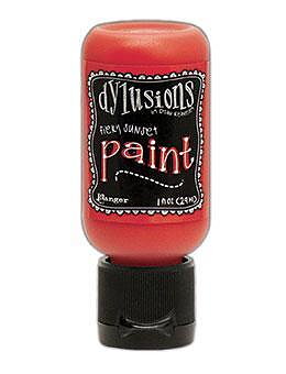 Dylusions Paints 29ml Flip Cap Bottle -Fiery Sunset