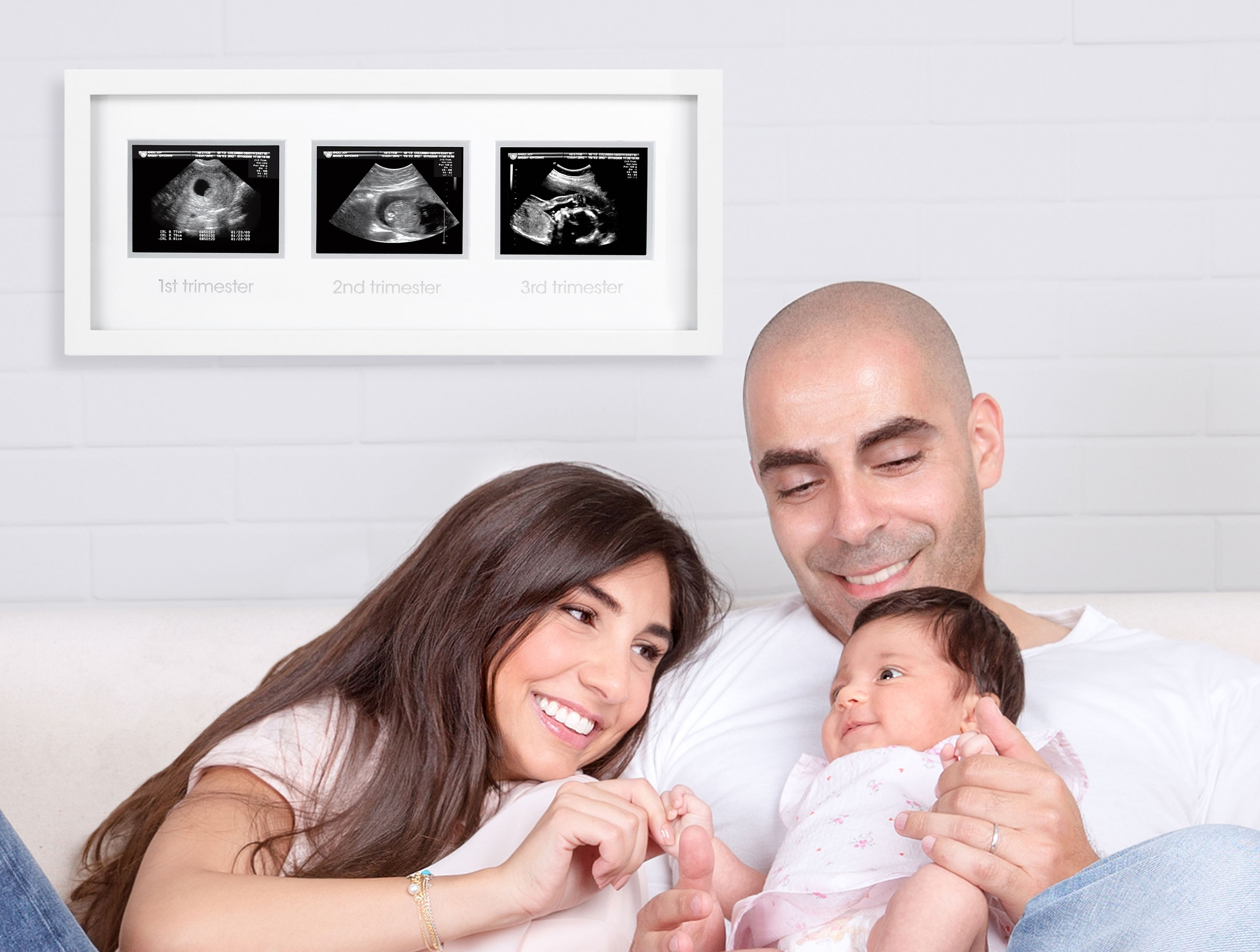 Pearhead Trimester Sonogram Frame - 4