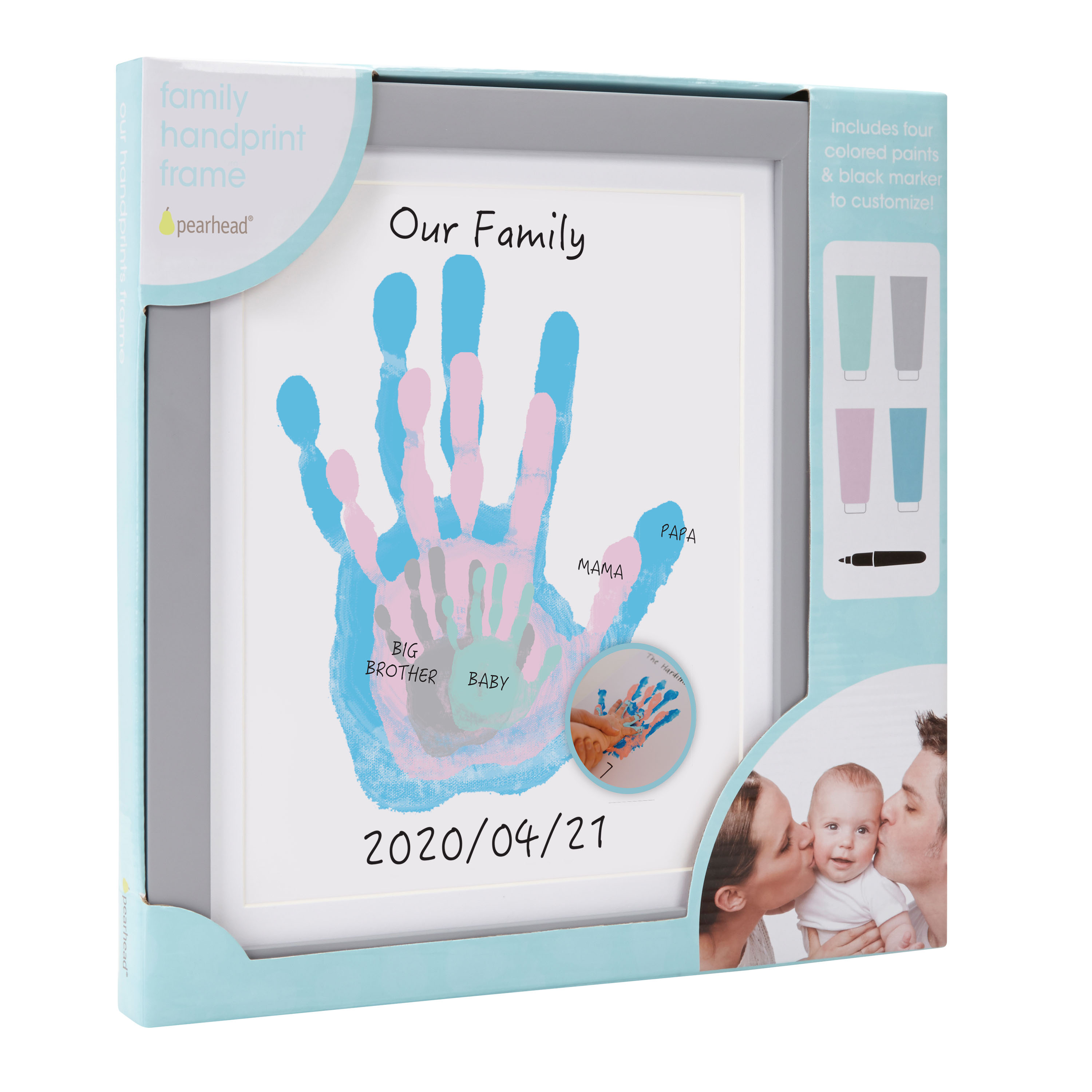 Pearhead Family Handprint Frame - 3