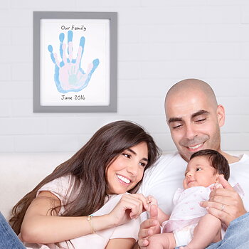 Pearhead Family Handprint Frame