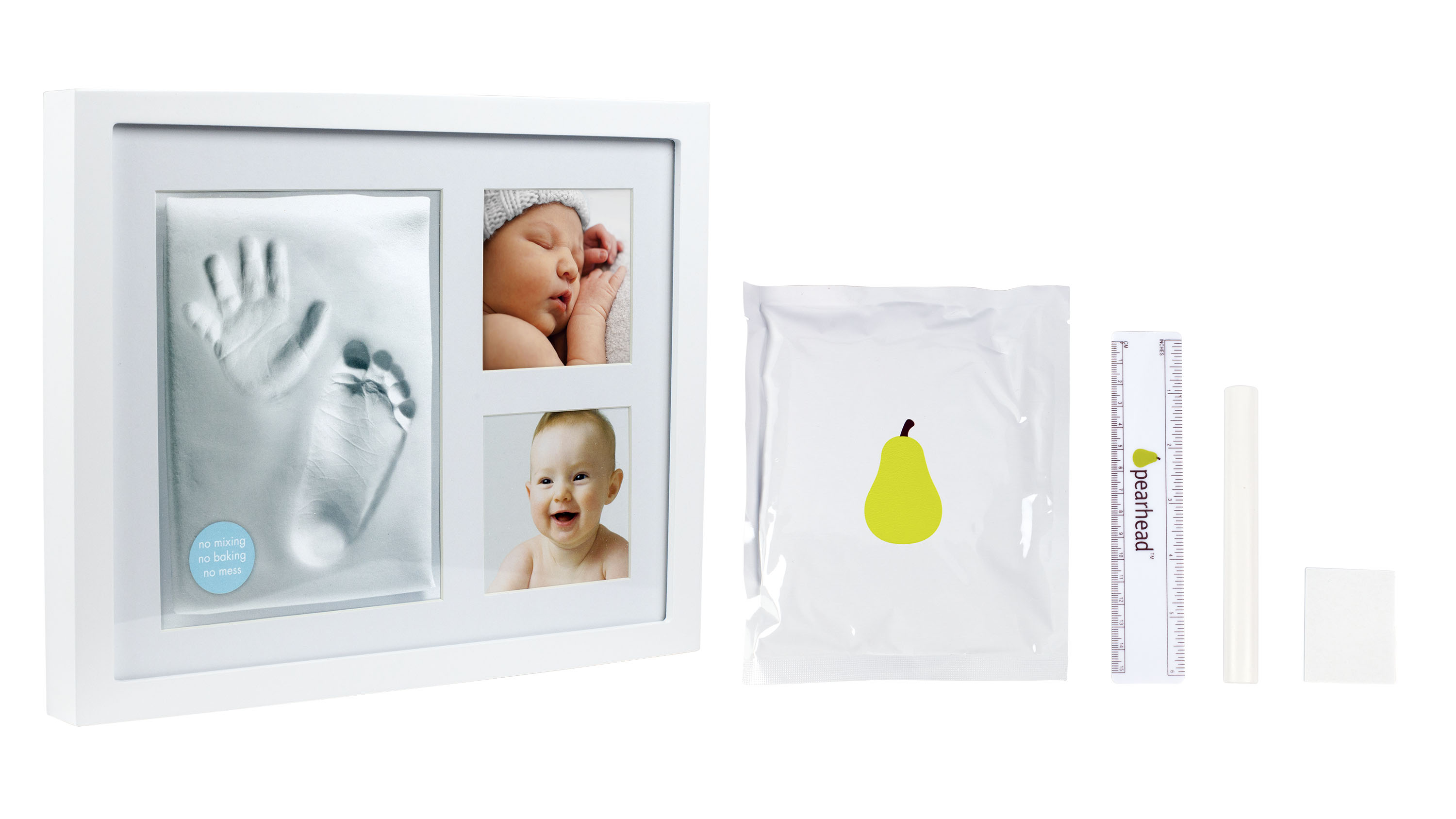 Pearhead Babyprints Keepsake Three Mat Opening Frame - Closed Box - 4