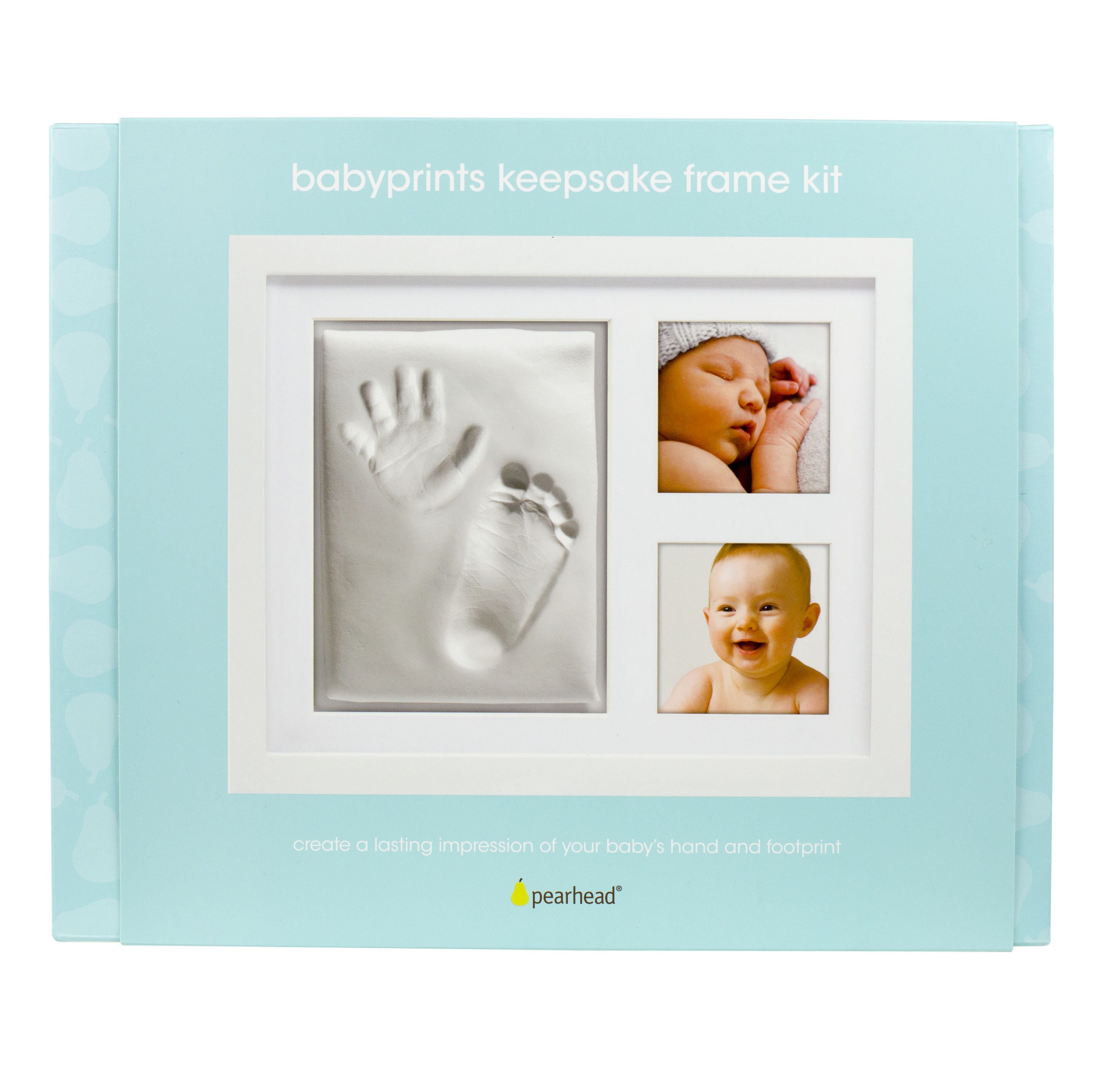 Pearhead Babyprints Keepsake Three Mat Opening Frame - Closed Box - 3