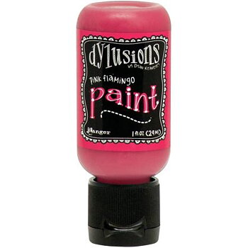 Dylusions Paints 29ml Flip Cap Bottle -Pink Flamingo