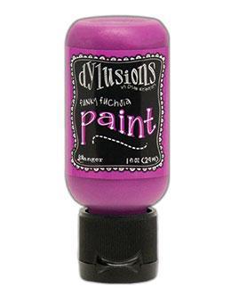 Dylusions Paints 29ml Flip Cap Bottle -Funky Fuchsia