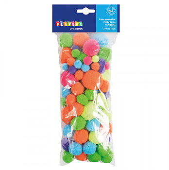 Pompom neon 100 st