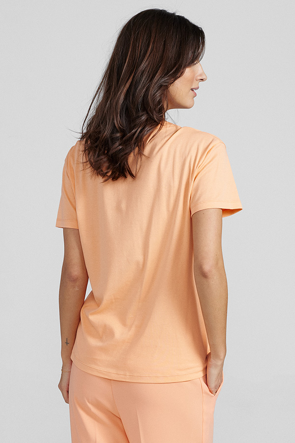 Mos Mosh - MMCiara O-SS Glam Tee  Coral Reef - 6