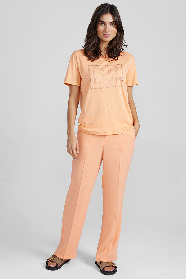 Mos Mosh - MMCiara O-SS Glam Tee  Coral Reef - 5
