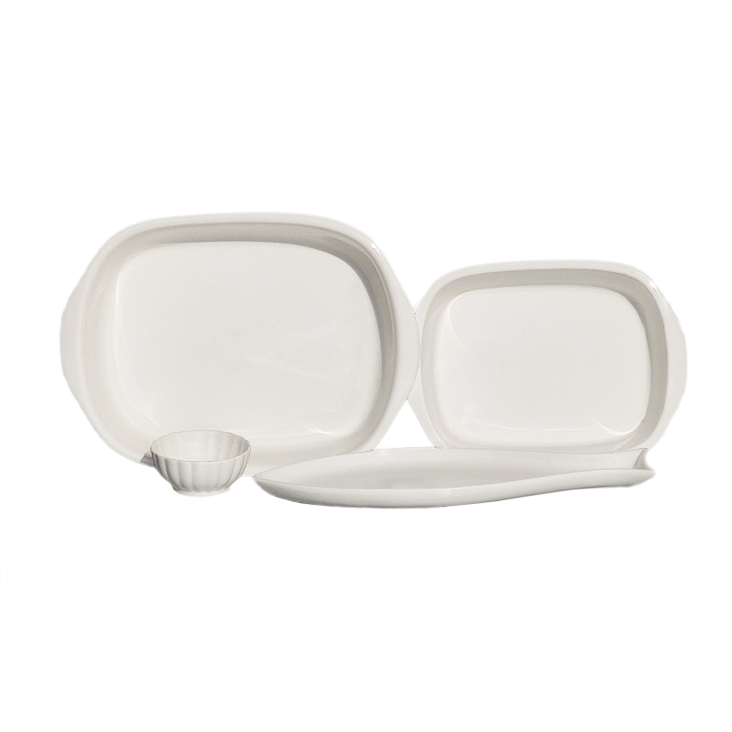 Dinnerware in Porcelain - GM33 - 15 pieces - Fish Combo