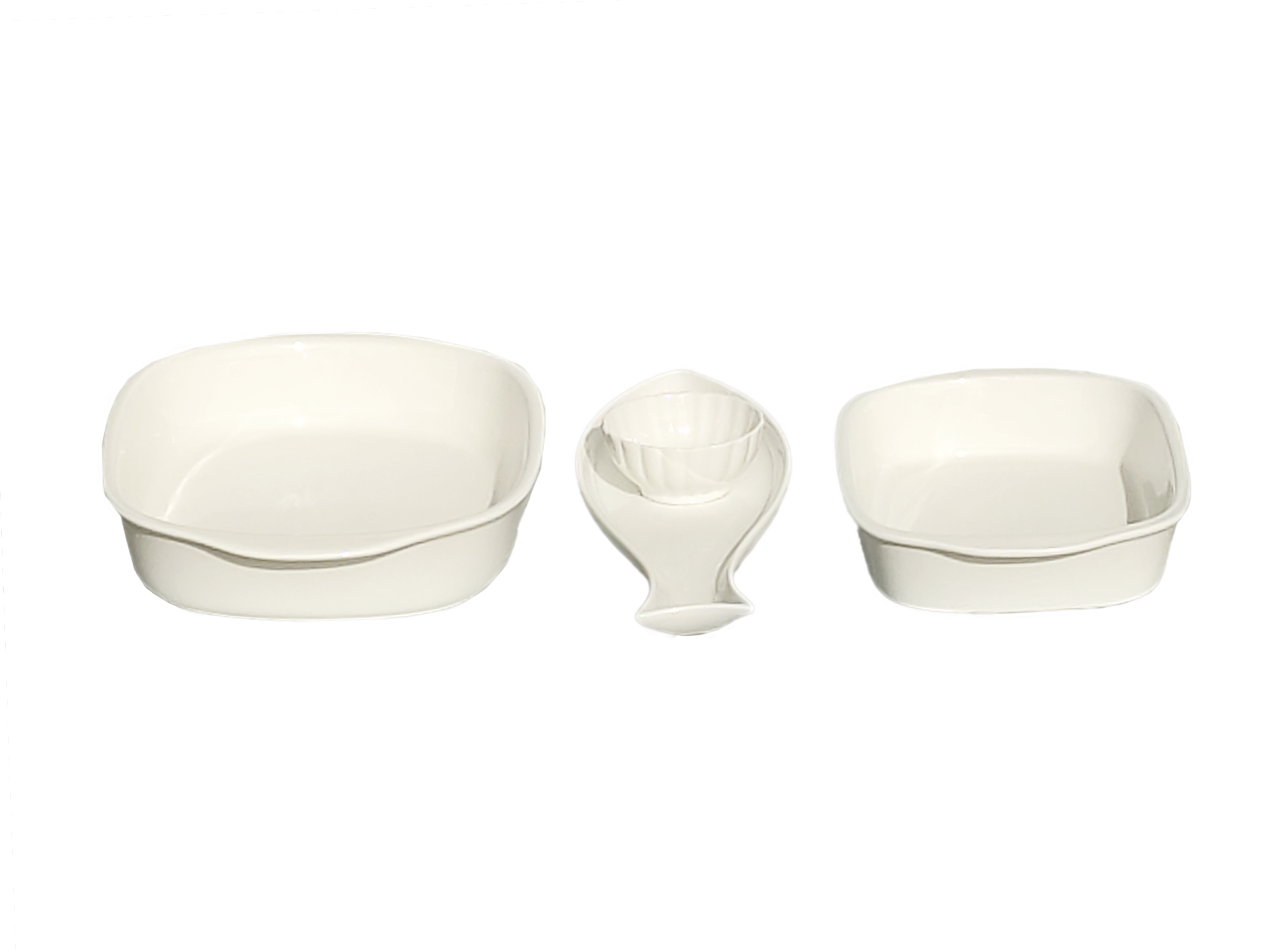 Dinnerware in Porcelain - GM33 - 15 pieces - Fish Combo - 3