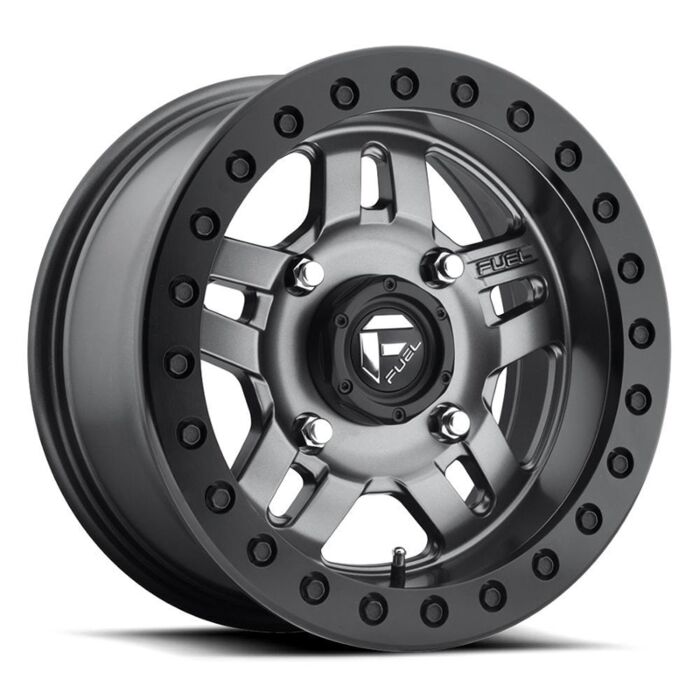 Fuel Anza 15x7" Beadlock fälg Gun Metal 4/156 