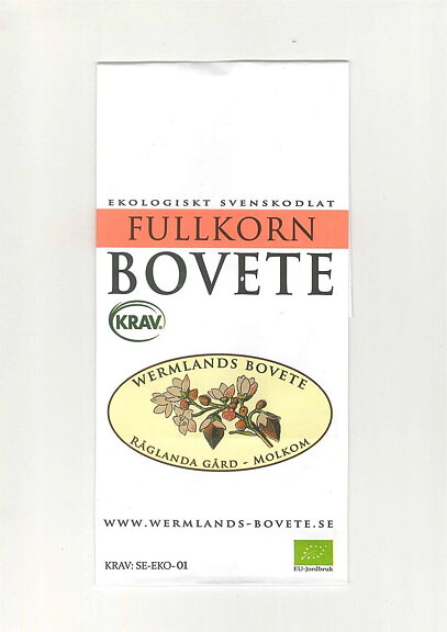 Bovetemjöl fullkorn 2kg