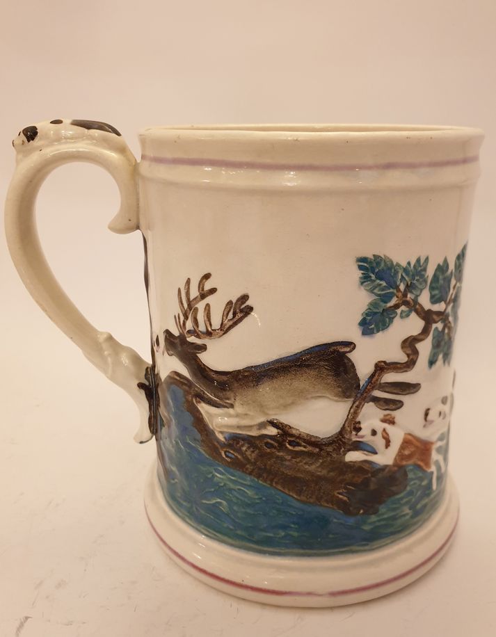 Beer cheese mug with hunting motif - 2