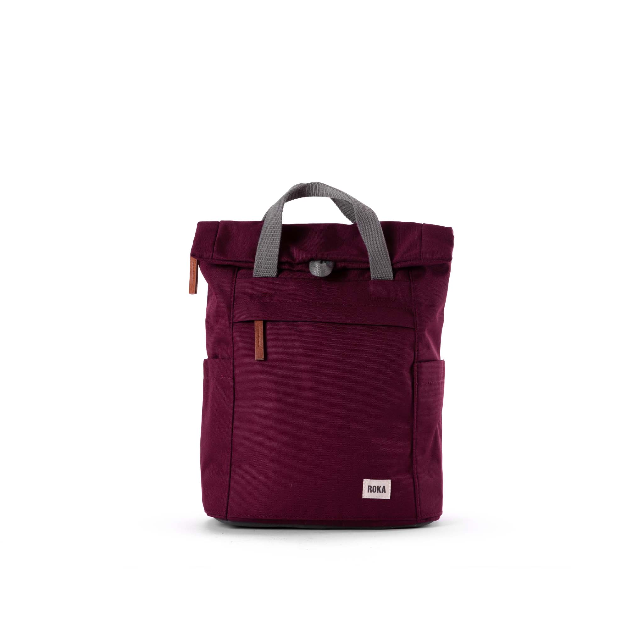 Roka Finchley A Sustainable Canvas Small Backpack - 12