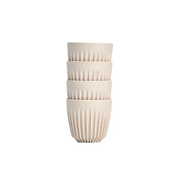 Huskeecups - Espressoset - Naturalfärgad - 3oz - 4-pack