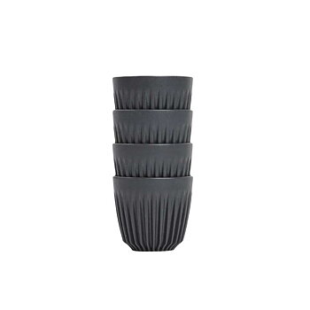 Huskeecups - Espressoset - Kolfärgad - 3oz - 4-pack