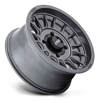 KMC IMPACT ANTHRACITE 15x7" 4/137 Offset 
