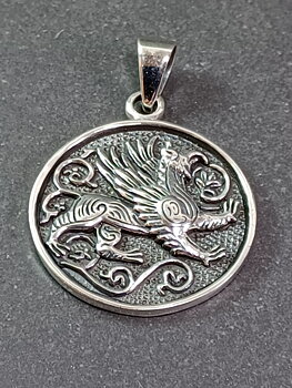 Griffin - Hänge i Silver 