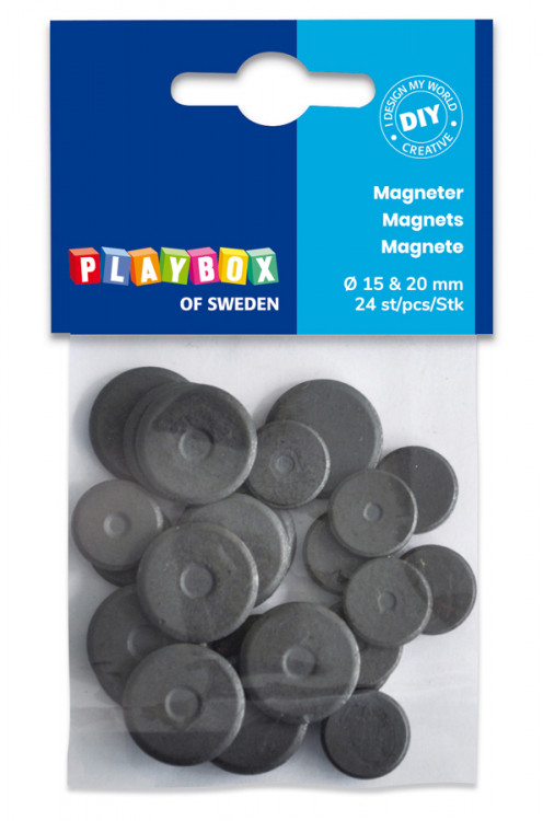 Magneter  15 & 20 mm 24st