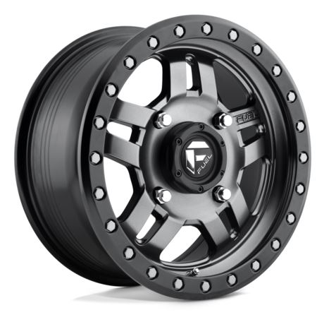 Fuel Anza Antracit 15x7" fälg 4/156 Offset 6+1