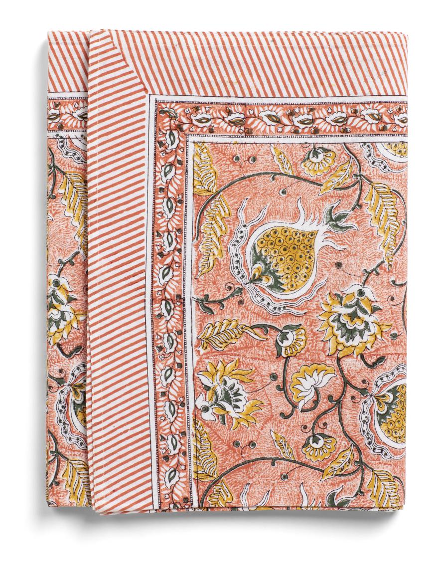 Bordsduk - Pomegranate Cotton - Orange 150x230 - 2