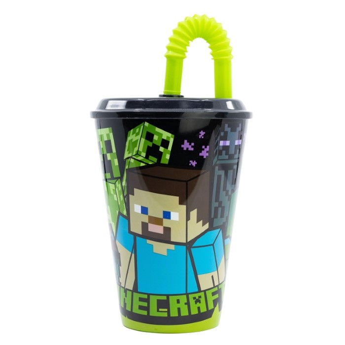 Minecraft Mugg med Sugrör