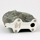 Bertil Vallien (Terra 1978) Gray Elephant with Relief Decor 13 cm